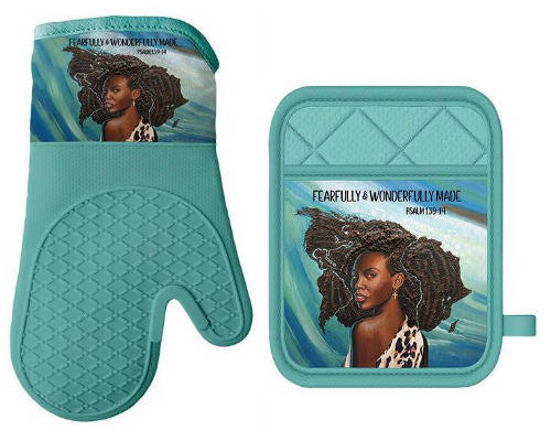 Nashville Pot Holder and Oven Mitt Set 