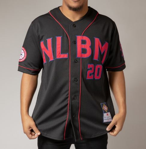 NY Black Yankees Cotton Heritage Jersey-gray  B.L.A.C.K (Negro League,  Buffalo Soldiers and Tuskegee Airmen apparel)