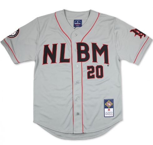 Grey Negro League Baseball Jersey