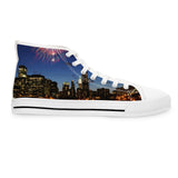 Big Apple Nights - Women's High-Top Sneakers