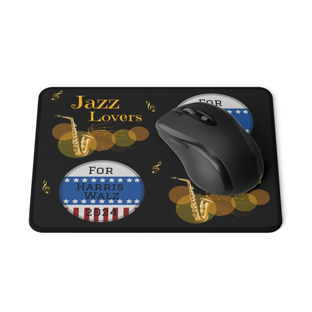 Jazz Lovers For Harris-Walz - mouse pad