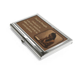 Deep In Thought - business card holder