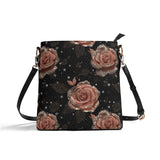 Rose Gold Petals - Bucket-Style Handbag