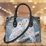 Snowbound Serenity - Satchel Handbag