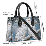 Snowbound Serenity - Satchel Handbag