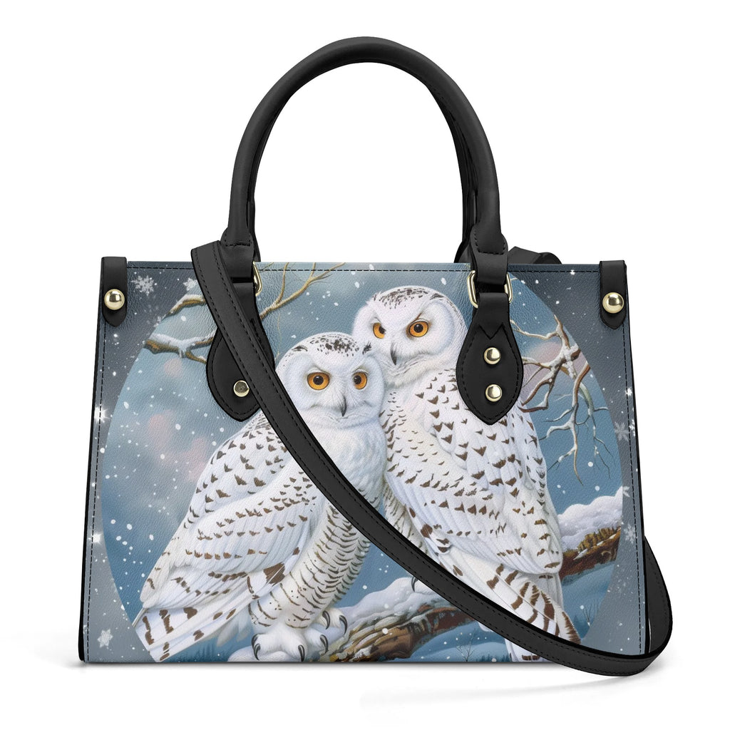 Snowbound Serenity - Satchel Handbag