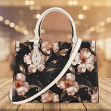 Rose Gold Blooms - Satchel Handbag