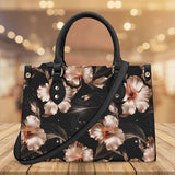 Rose Gold Blooms - Satchel Handbag