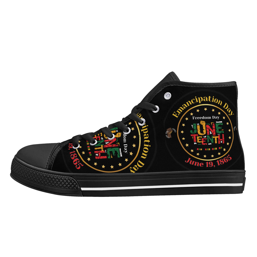 Juneteenth Celebration Mens High Top Sneakers