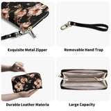 Rose Gold Blooms - Wristlet Wallet