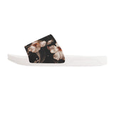 Rose Gold Blooms - Womens Slide Sandals