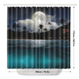 Moonlit Serenity - Shower Curtain