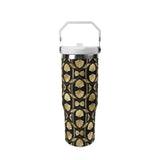 Gilded Glamour - Stainless Steel Tumbler with handle