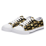 Gilded Glamour - Womens Canvas Sneakers