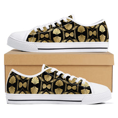 Gilded Glamour - Womens Canvas Sneakers