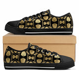 Gilded Glamour - Womens Canvas Sneakers