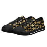 Gilded Glamour - Womens Canvas Sneakers