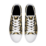 Gilded Glamour - Womens Canvas Sneakers