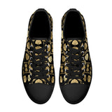 Gilded Glamour - Womens Canvas Sneakers