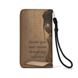 Deep In Thought Leather Phone Case