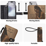 Deep In Thought Leather Phone Case