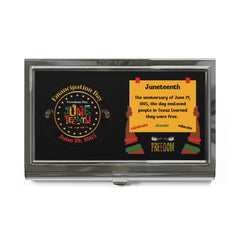 Juneteenth - business card holder