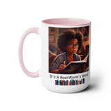 It's A Bookworm's World - boy - mug