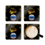 Jazz Lovers For Harris-Walz - coaster set