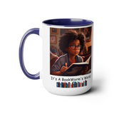 It's A Bookworm's World - boy - mug