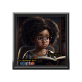 It's A Bookworms World - Girl - keepsake box