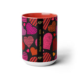 Valentine's Day - Heart Mug - 15oz