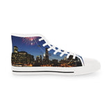 Big Apple Nights - Men's High-Top Sneakers