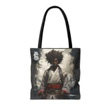 Black Samurai Warrior - tote bag II