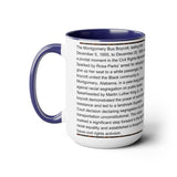 Montgomery Bus Boycott - 70th Anniv mug - 15oz