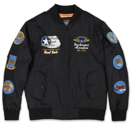 Tuskegee Airmen - bomber jacket - TBJE-BLK