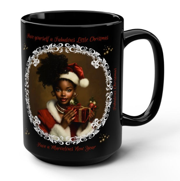 Have a Fabulous Christmas-2 - mug - black