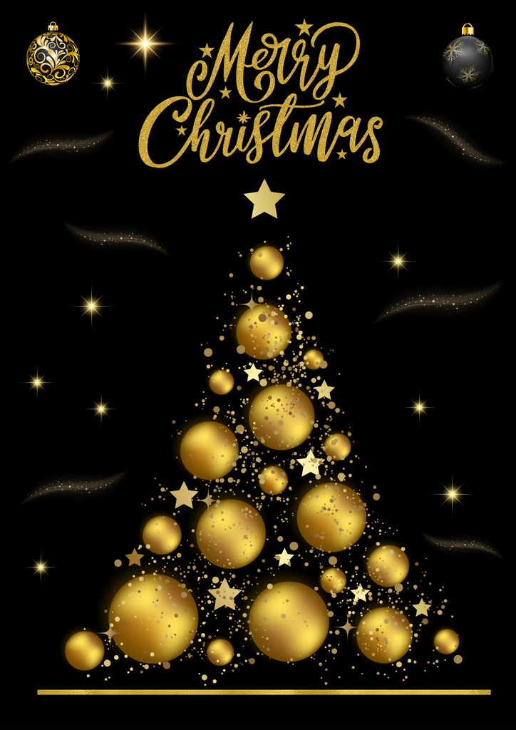 Merry Christmas Tree - Christmas Cards