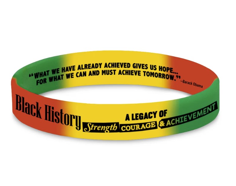 Black History - silicone bracelet - legacy