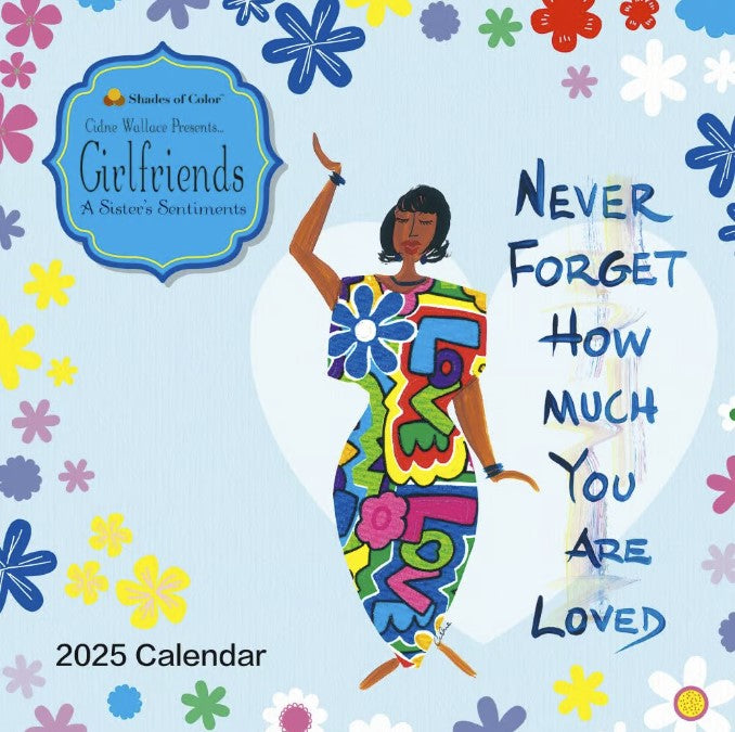 Girlfriends - 2025 African American wall calendar