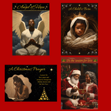 Designer African American Christmas Cards - assorted box - IABT-A202