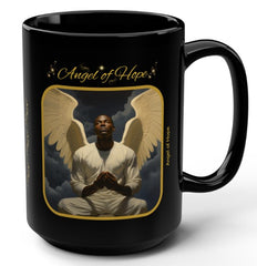 Angel of Hope mug - black 15oz