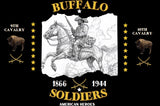 Buffalo Soldiers Horseback - hoodie