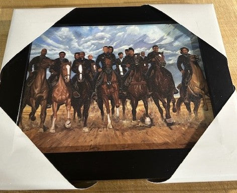 Freedom Riders - 11x9 - framed print - Kolongi Brathwaite