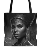 I Am Nefertiti - tote bag II