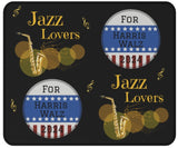 Jazz Lovers For Harris-Walz - mouse pad