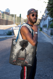 Black Samurai Warrior - tote bag II