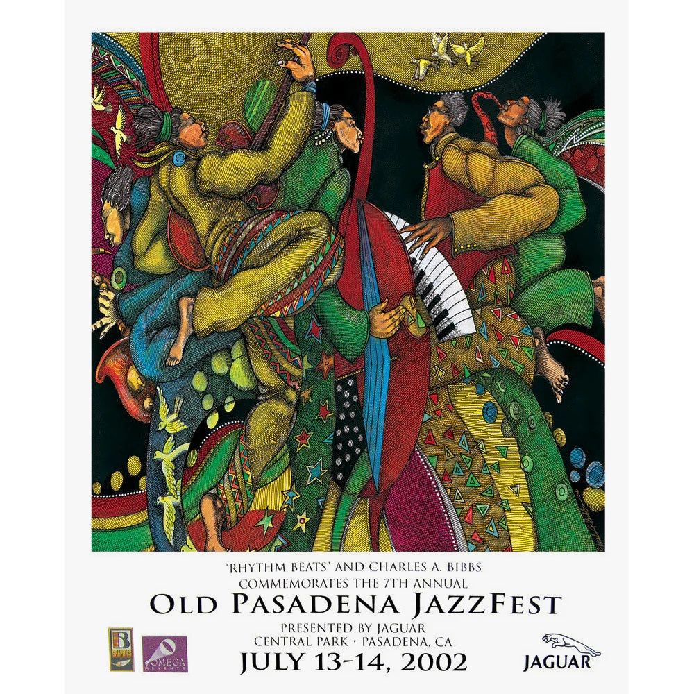 Old Pasadena Jazz - 18x19 print - Charles Bibbs