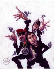 Beastie Boys - 14x17 giclee on canvas - Justin Bua