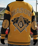 Mason - sweater - button style - black and gold