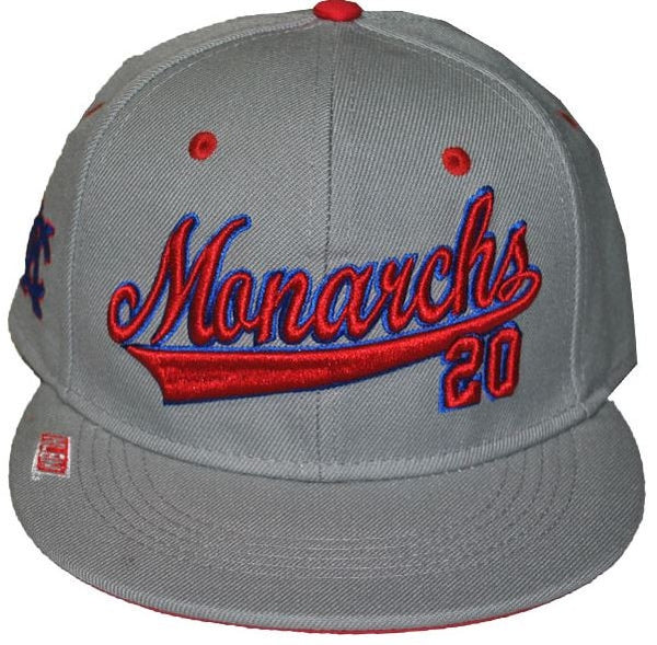 Kansas City Monarchs Hats: Negro League Red Snapback Trucker Hat